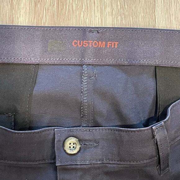 Vintage Lee Mens Pants 38x30 Chino Formal Work Office Casual Comfort Custom Fit - Picture 9 of 9